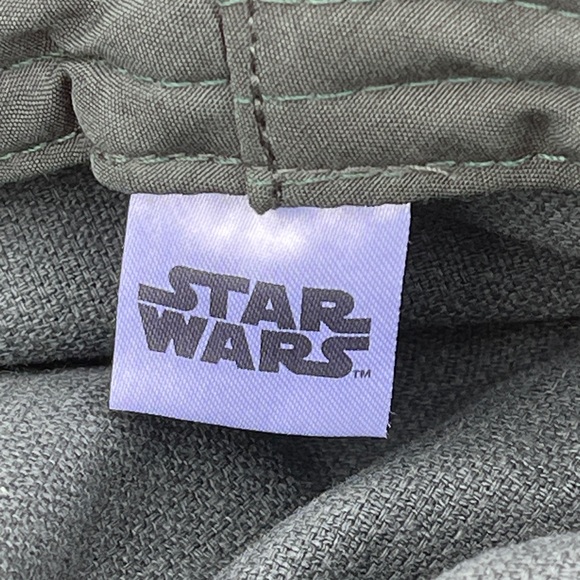 Star Wars The Mandalorian The Child Grogu Peeking Corduroy Bucket Hat Green OSFM - Picture 5 of 5